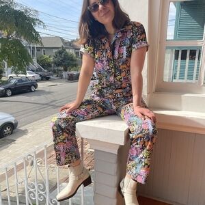 Floral Print Jumpsuit